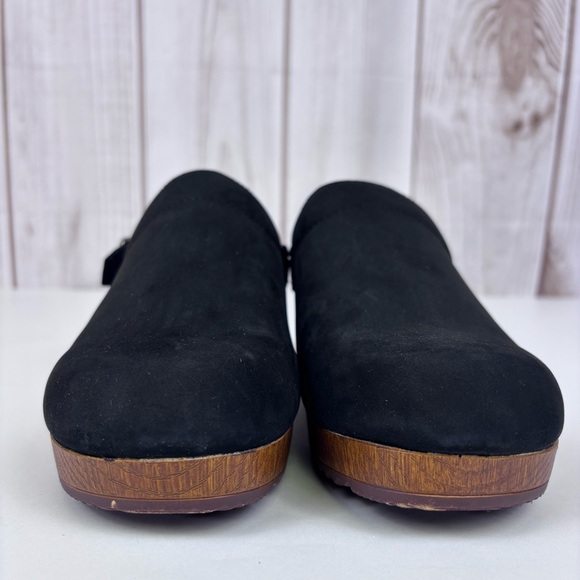 White Mountain Being Leather Platform Slingback Clogs Mules Adjustable Strap 7.5 - Picture 6 of 16